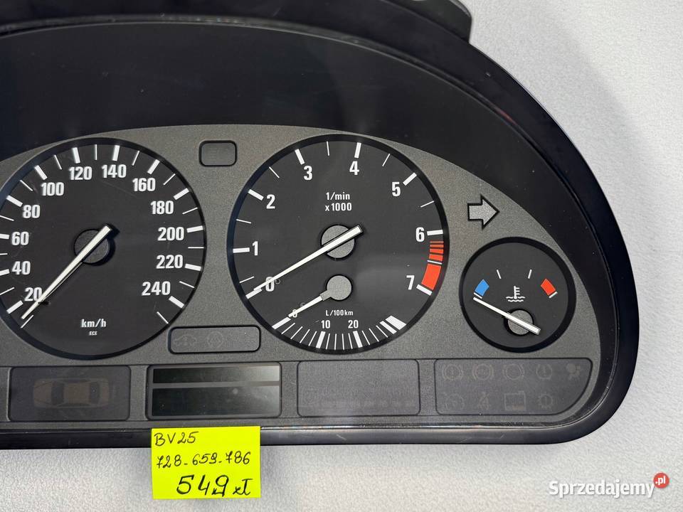 LICZNIK ZEGAR PRĘDKOŚCIOMIERZ 110008735 BMW E39 Warszawa