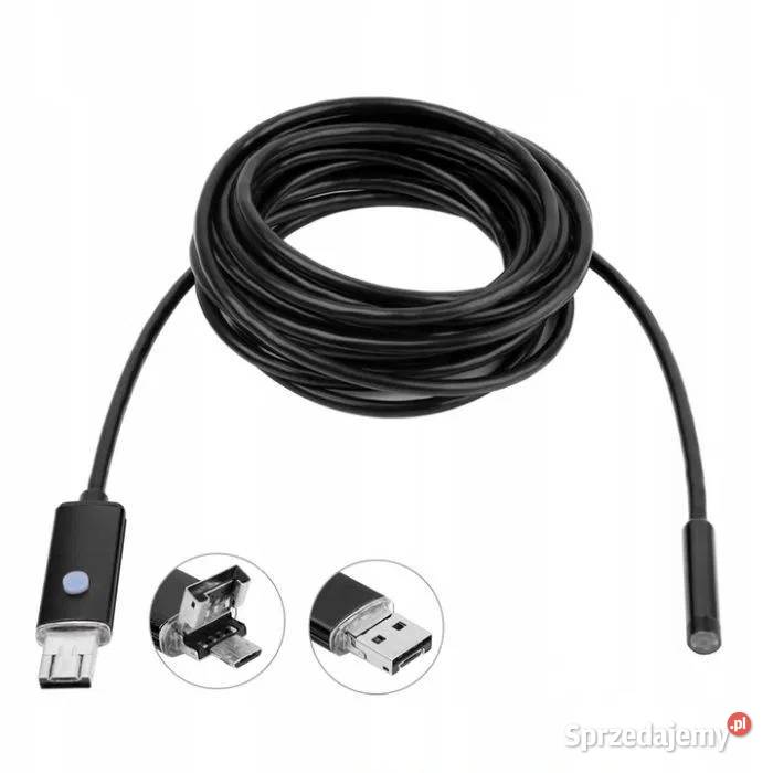 N229 Kamera inspekcyjna android PC USB endoskop 5m