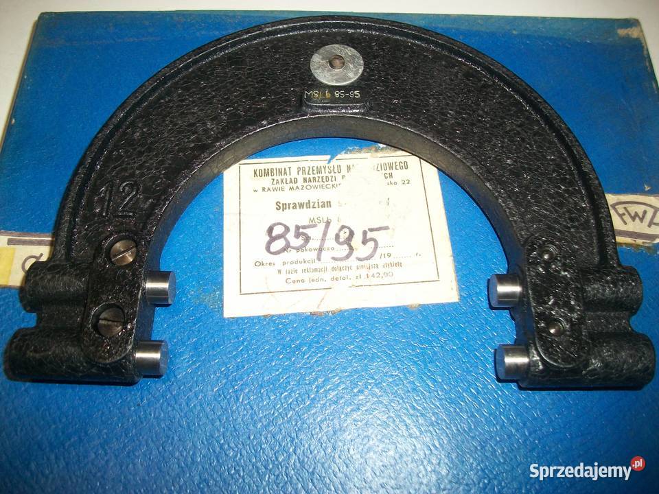 Sprawdzian szczękowy 8595 mmtyp MSLb polski Olkusz sprzedam