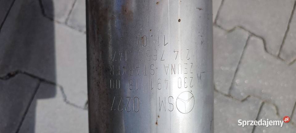 MERCEDES SL R230 WYDECH TŁUMIK KATALIZATOR V6 Katalizatory dolnośląskie