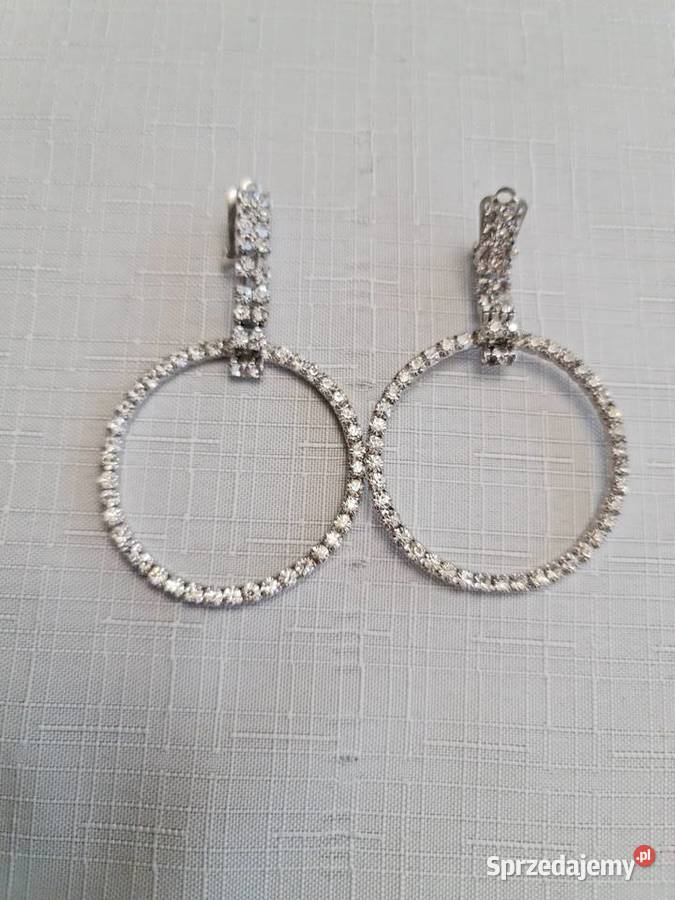 Klipsy koło z cyrkoniami Katowice