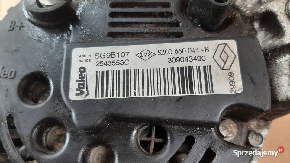 Alternator Dacia sandero 12 16V 8200660044B