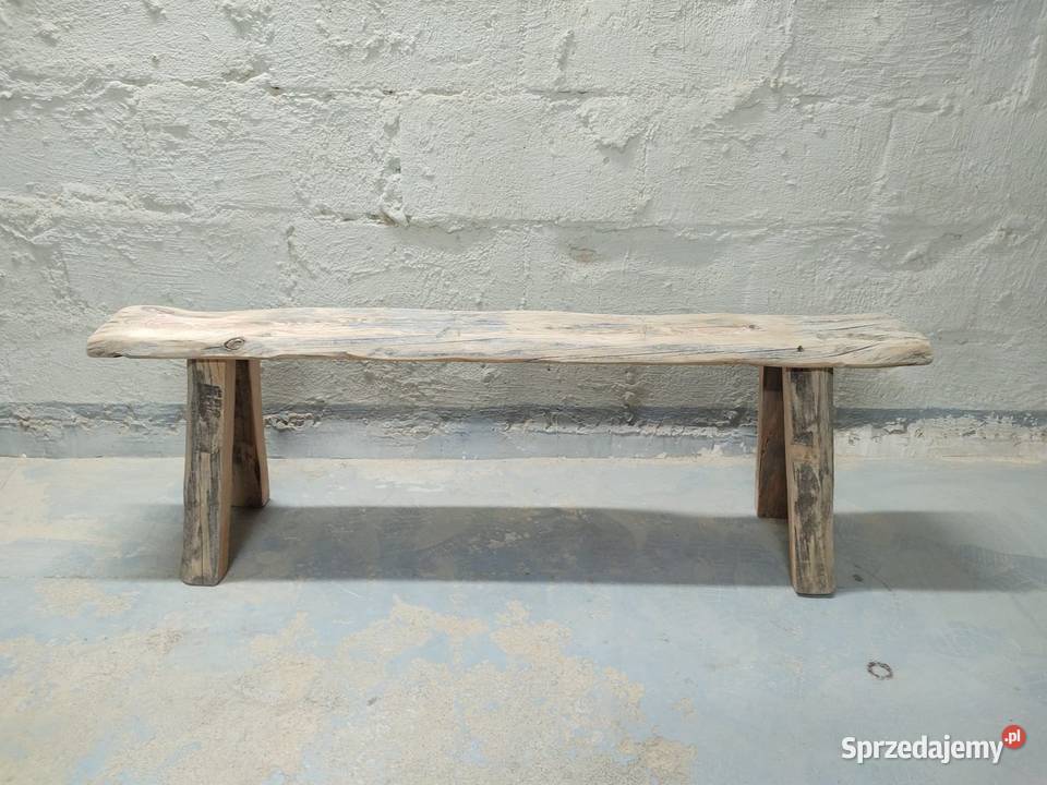 Ławka stołek drewniany 140cm Białystok