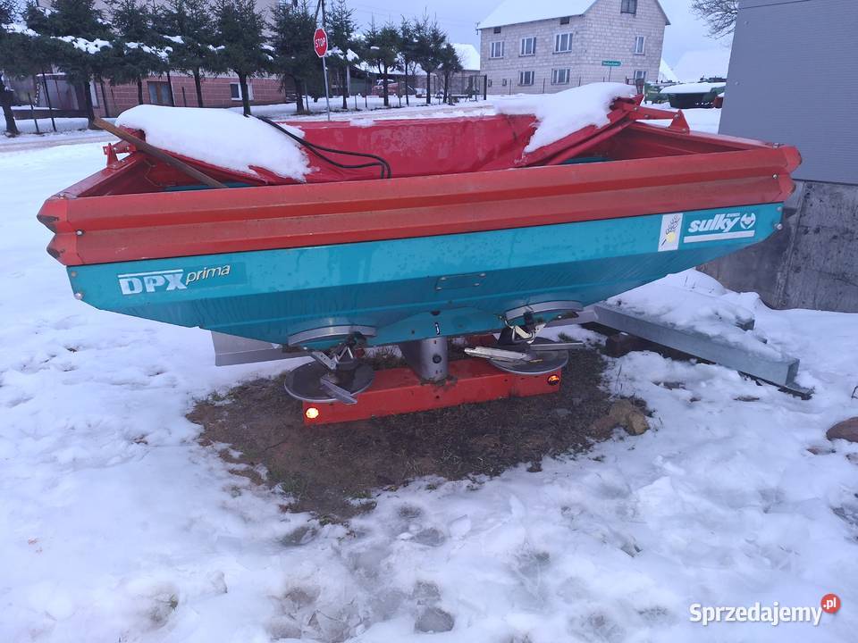 Rozsiewacz do nawozów marki Amazone Sulky Lely Jedwabne