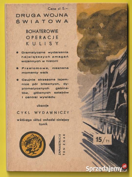 ŻÓŁTY TYGRYS ZATRZYMAĆ POCIĄG 963 1971 Pozostałe