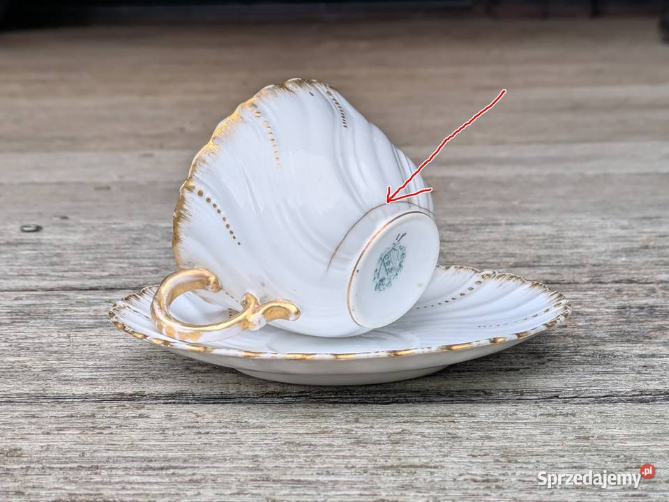 Kunsztowna Filiżanka Utzschneider Lotaryngia Legnica