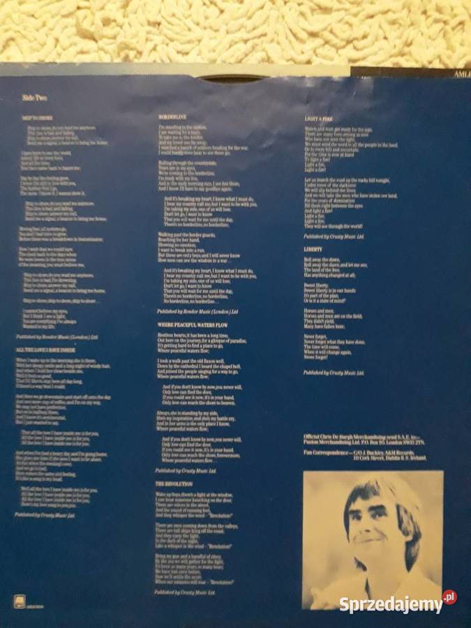 CHRIS DE BURGH The Gateway 1982 Płyty i kasety Rzeszów sprzedam
