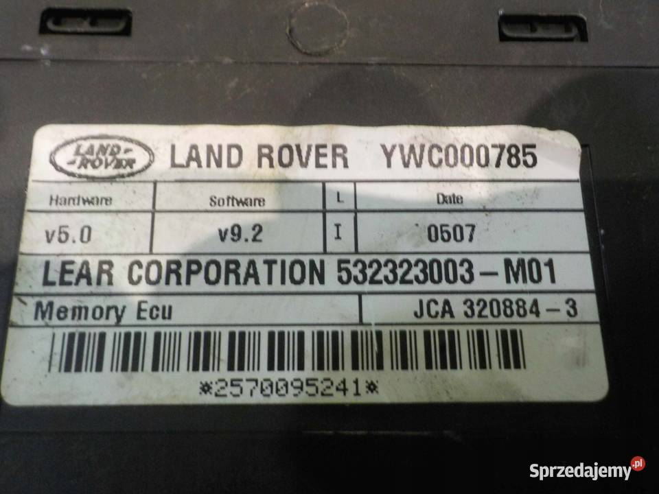 DISCOVERY 3 III sterownik modul fotela YWC000785 Suków