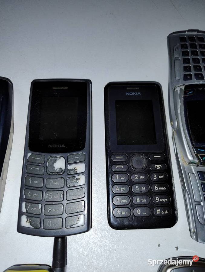 Zestaw Uszkodzonych Telefonów Komórkowych NOKIA Witnica