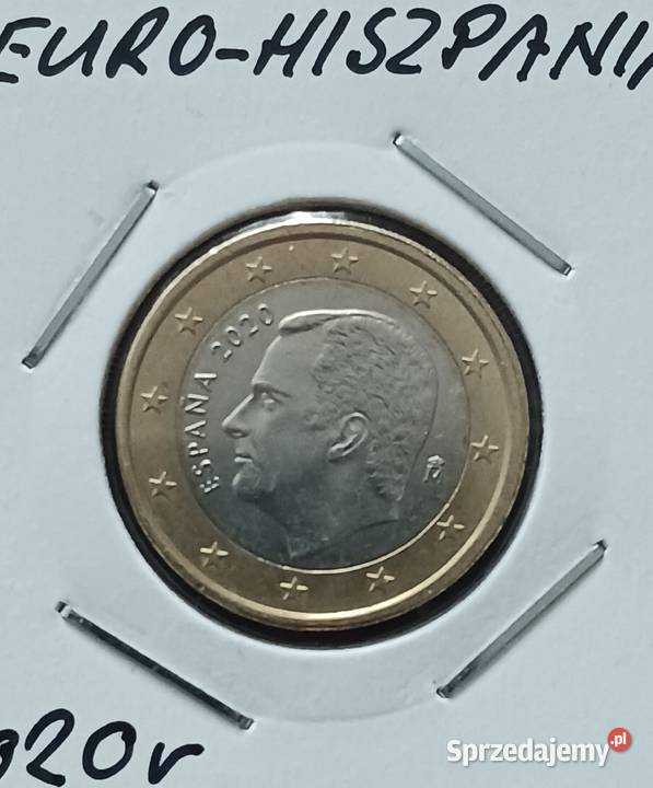 1 Euro Hiszpania 2020 r Konin sprzedam