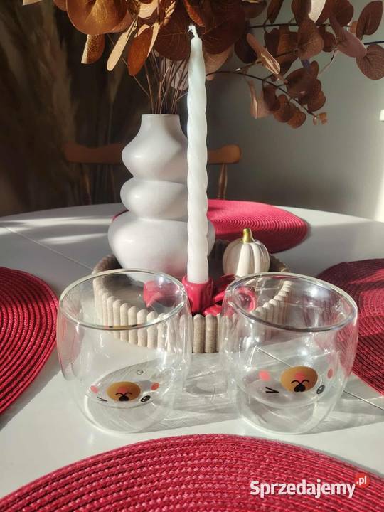 Szklanki Tedi podwójne dno Nakło nad Notecią