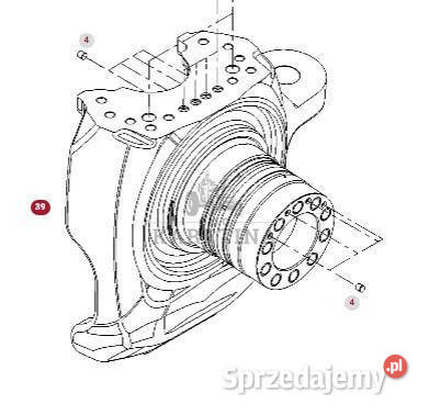 Fendt Vario 1038 1042 1046 1050 GEN 3 Obudowa Rolnictwo Jastrzębniki