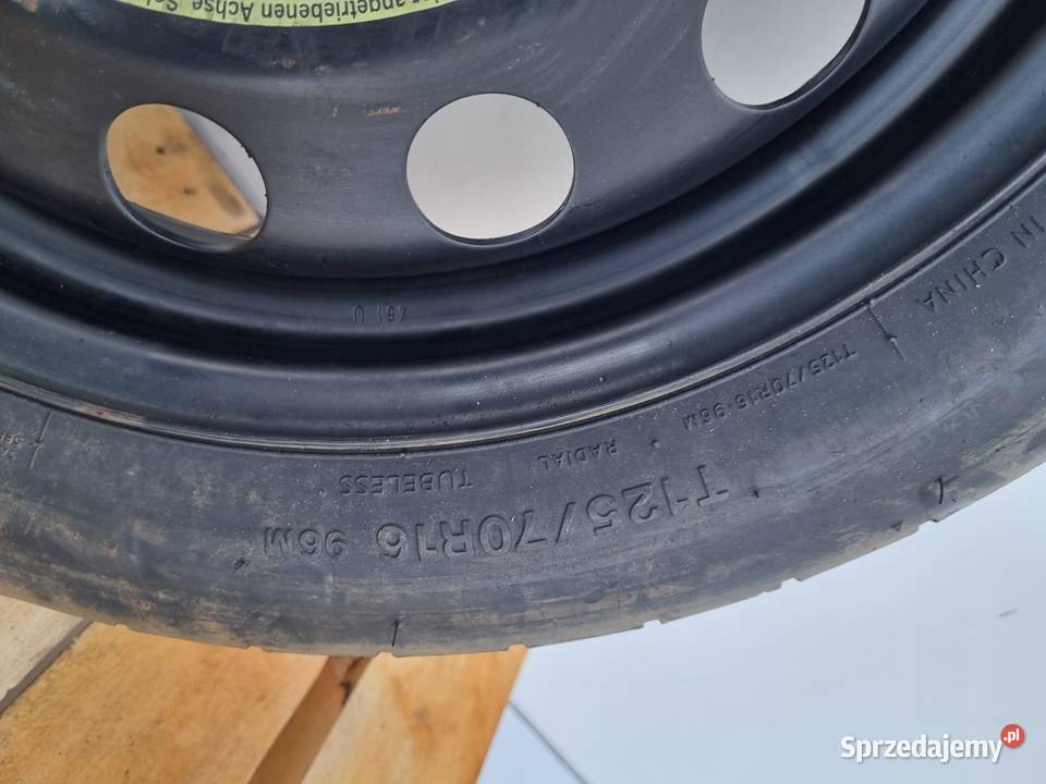 KOŁO DOJAZDOWE Audi Seat Vw Golf VI dojazdówka Chełm