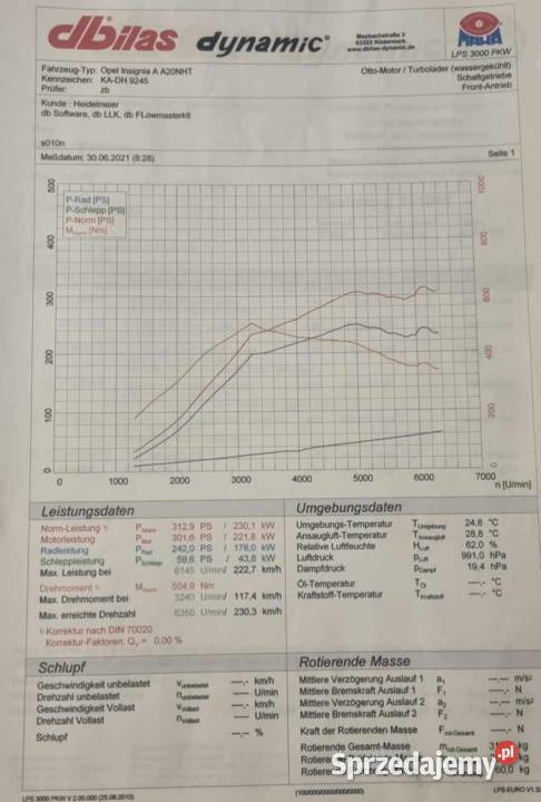 Sprzedam Opla Insignie 20 Turbo 300 Lpg Rabka-Zdrój