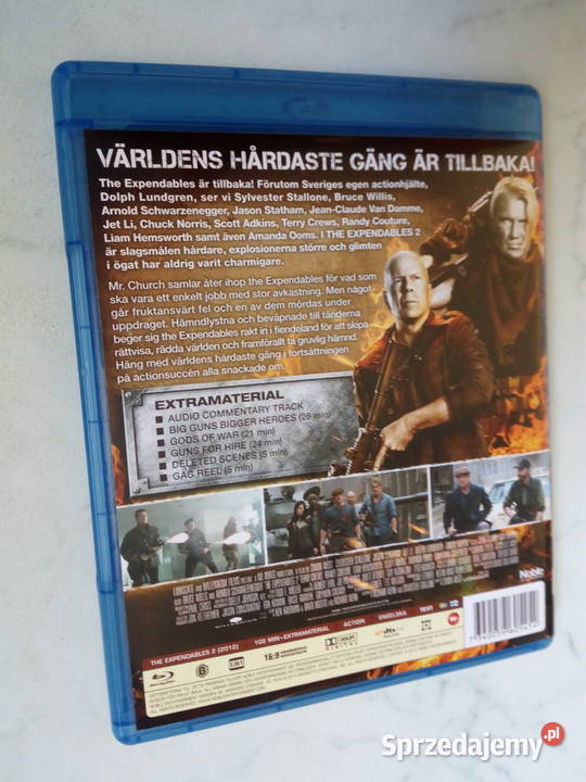 Film THE EXPENDABLES 2 Bluray Disc lubelskie Puławy