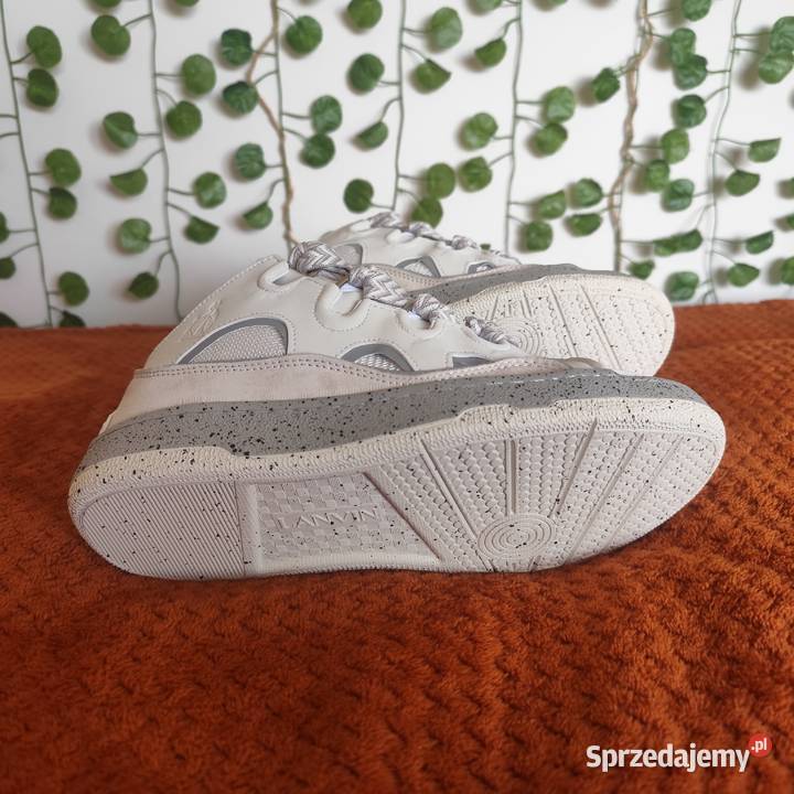 Buty męskie Lanvin Curb White Sportowe Głogów