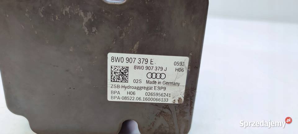 POMPA STEROWNIK ABS ESP AUDI A4 B9 A5 8W Przystajń sprzedam