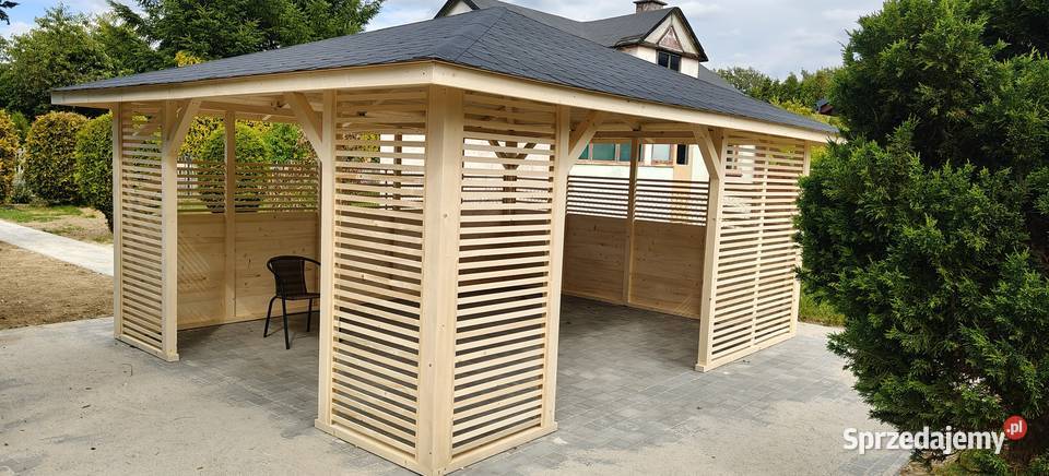 Altana 3x4 m Biała Montaż Impregnacja Dostępne Smolice