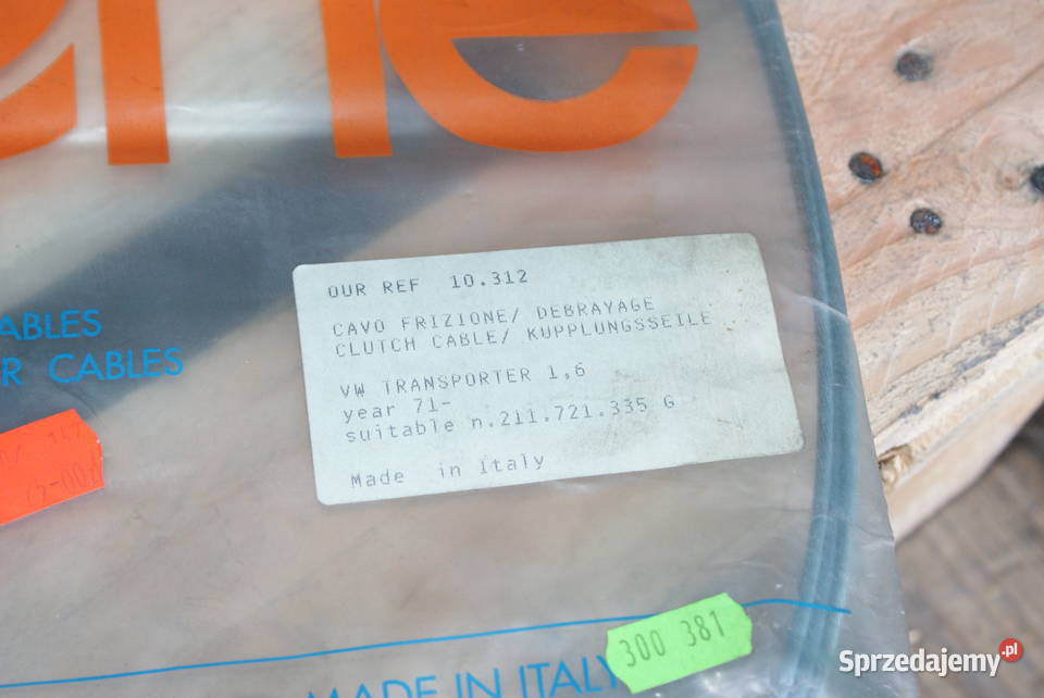 LINKA SPRZĘGŁA VW TRANSPORTER 2 Białobrzegi