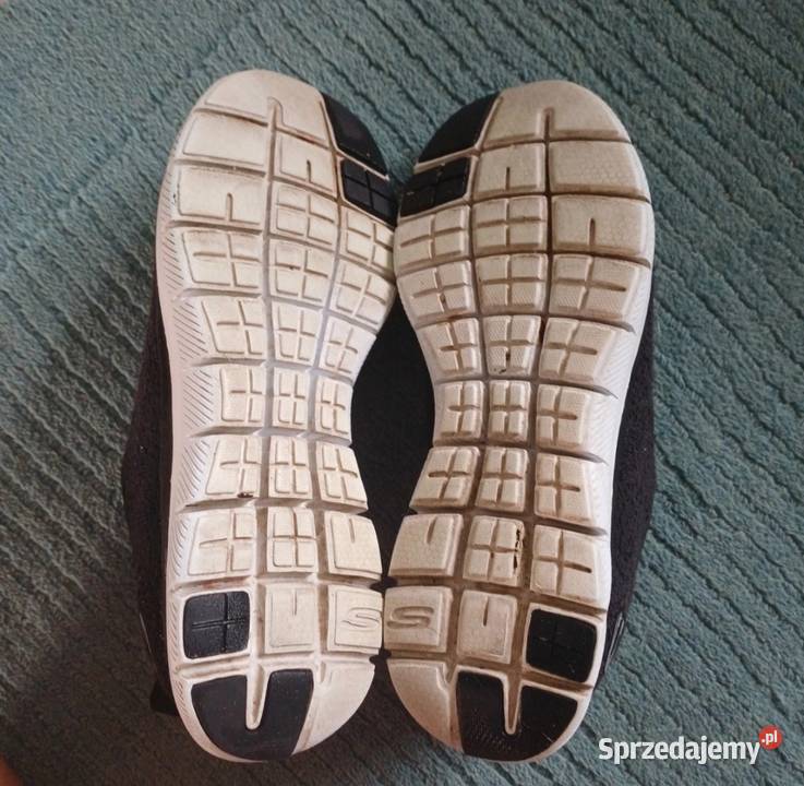Piękne czarne buty skechers duallite Kraków