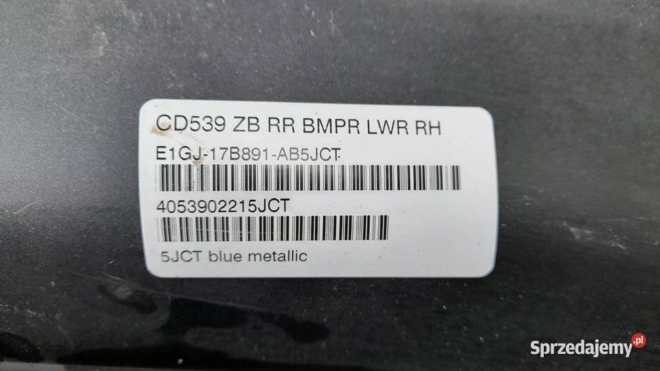 FORD S MK2 DOKŁADKA NAKŁADKA LISTWA ZDERZAKA