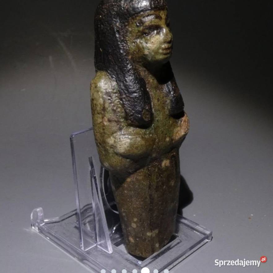 Starożytny Egipt XIX dynastia figurka SHABTI Antyki, Sztuka, Kolekcje Ścibórz