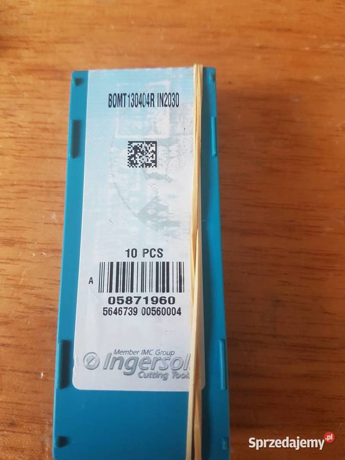 Płytka skrawająca ingersoll BOMT130408R IN2030 Pozostałe Gliwice