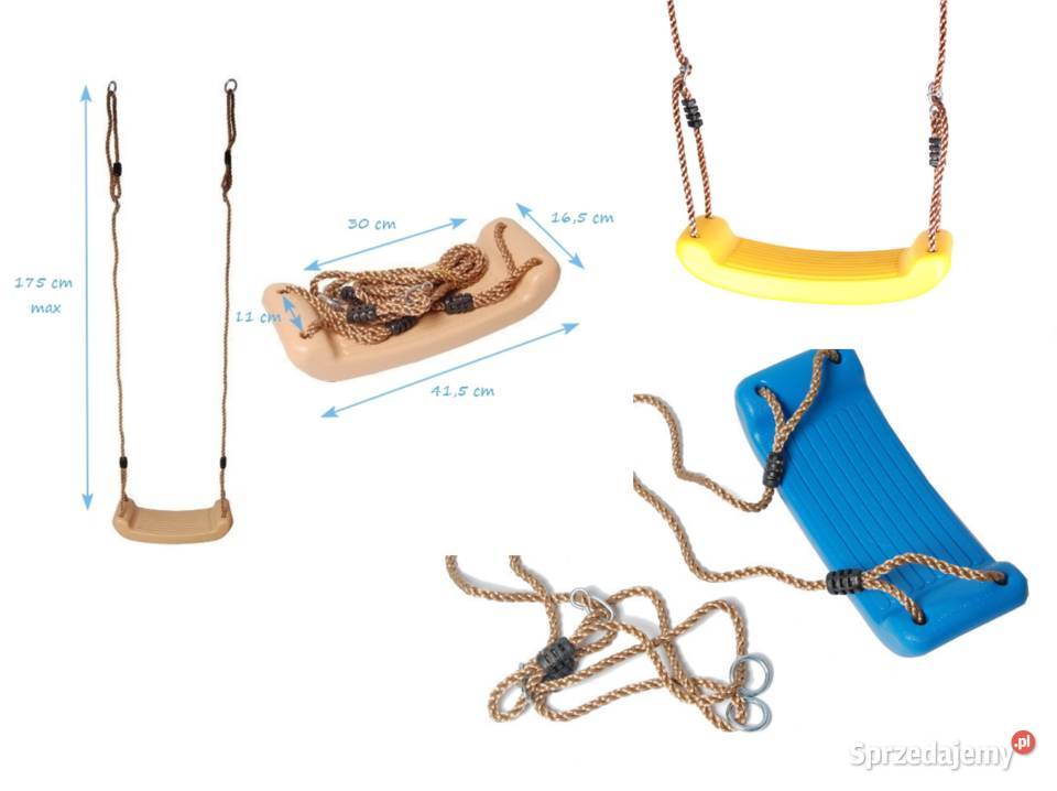 Plac Zabaw do Ogrodu JUMBOOLAF 4xHuśtawka Ślizg Białystok