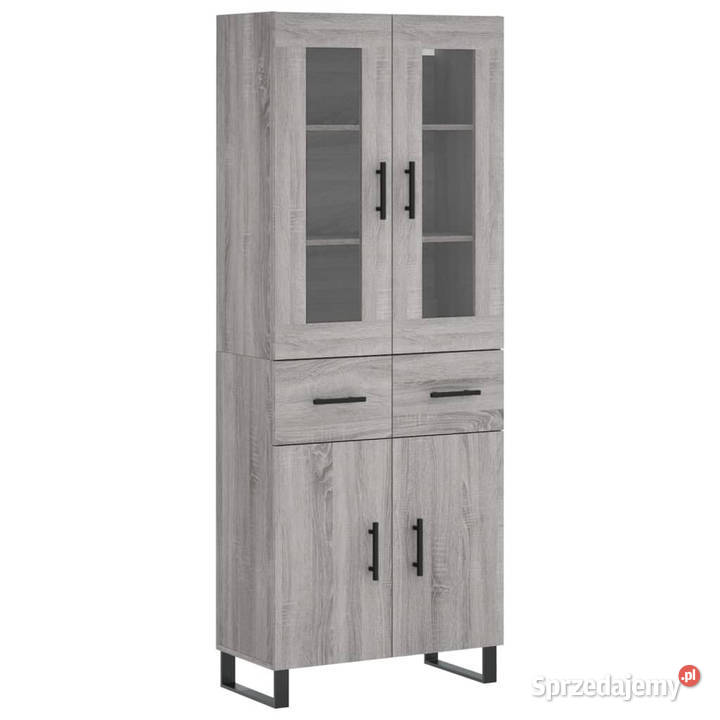 Witrynka szary dąb sonoma 695x34x180 materiał Warszawa sprzedam