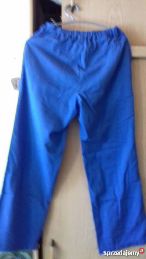 Spodnie niebieskie robocze