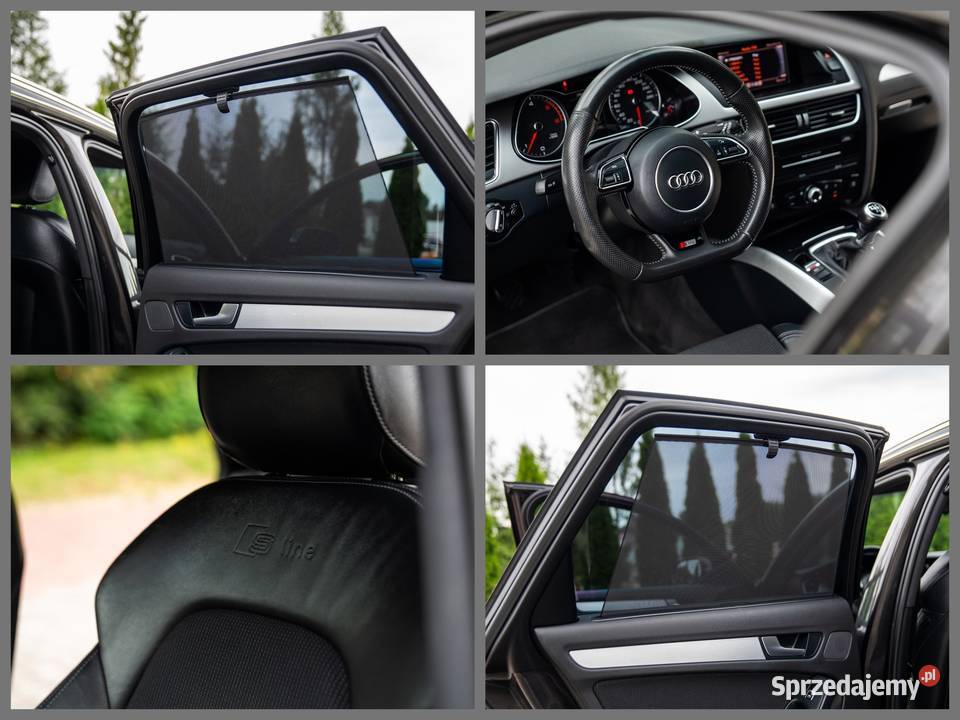 A4FULL SLINE20 TDI143 Bi Xenon Półskóra Czarny podkarpackie Brzozów sprzedam