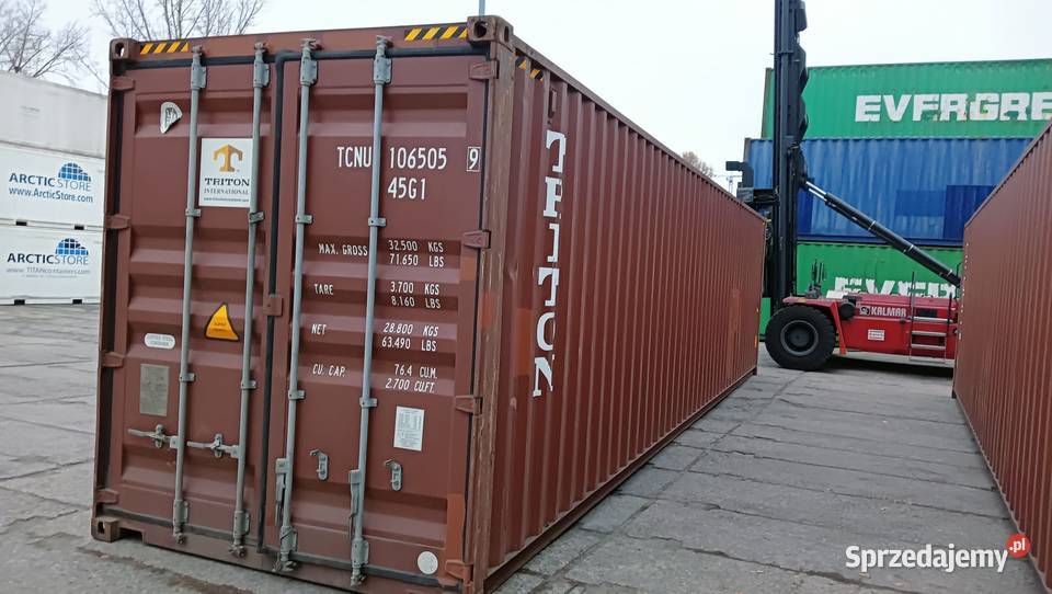 Sprzedam Kontener Morski Magazynowy ręki 40HC CW Łowicz