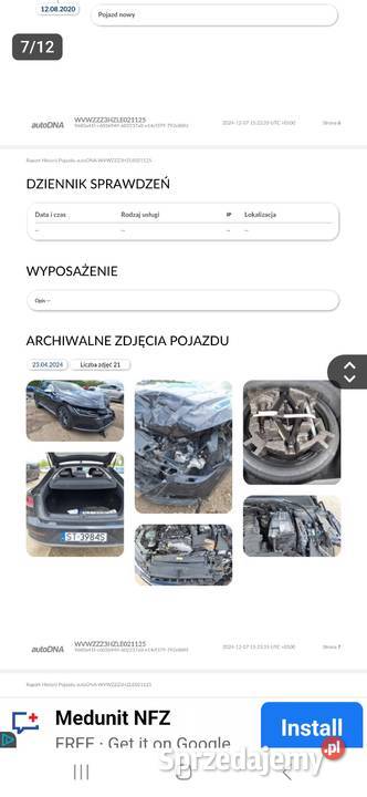 Volkswagen Arteon powypadkowy Lgota Górna