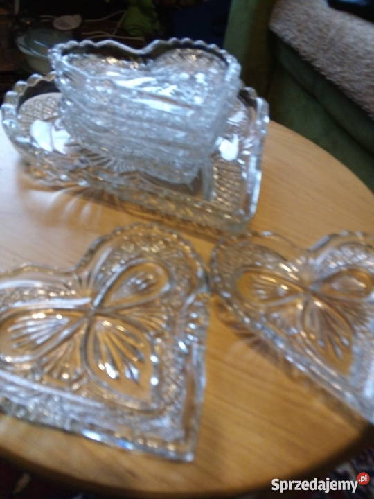 kryształowa zastawa do ciastadesery Warszawa