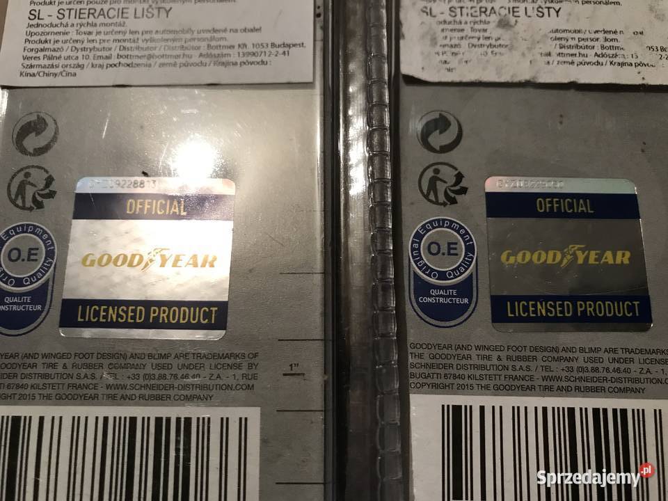 Wycieraczki goodyear 480 mm 19 golf a3 c5 fiat pomorskie Sopot sprzedam