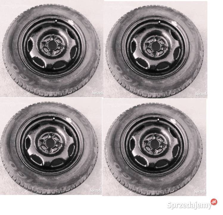 sprzedam opony zimowe z felgami 14 podkarpackie Wiśniowa