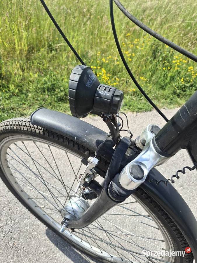Rower MiejskiTrekkingowy Męski 28 Czarny Bodzentyn sprzedam