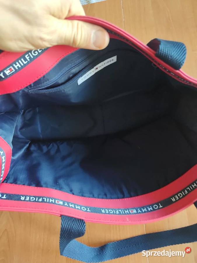 Torebka Damska Czerwona Tommy Hilfiger Białystok