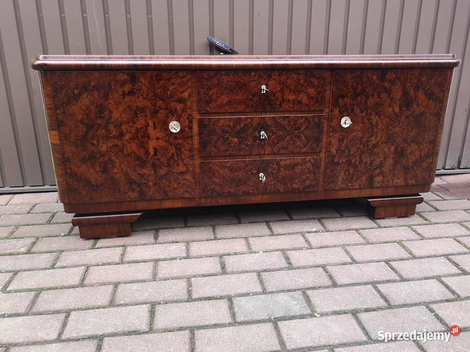 Komoda ARTDECO RTV Niska 134 Orzech Zgrabna Meble