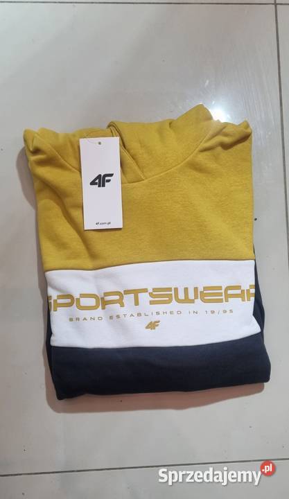 Nowa Bluza dresowa 4F z kapturem męska dolnośląskie Legnica
