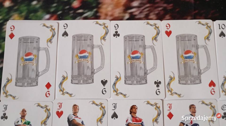 Karty do gry kolekcjonerskie Pepsi mazowieckie Warszawa sprzedam