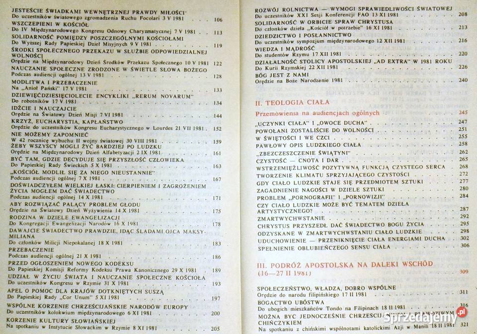 Nauczanie społeczne 1981 Jan Paweł II lubelskie Chełm