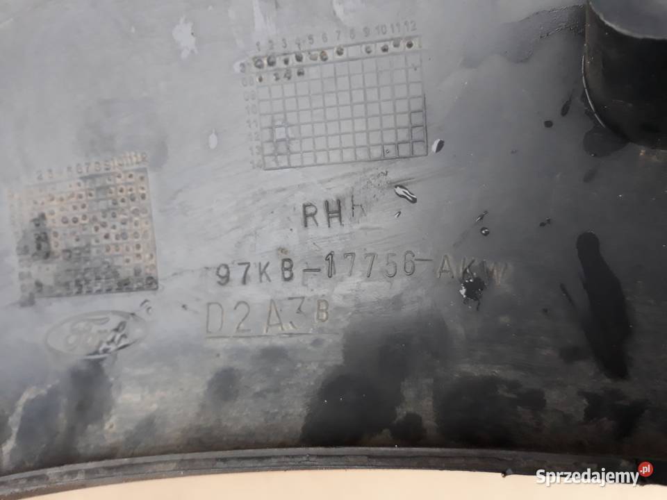 FORD KA ZDERZAK TYŁ TYLNY PRAWY 97KB17756AK zderzaki wielkopolskie