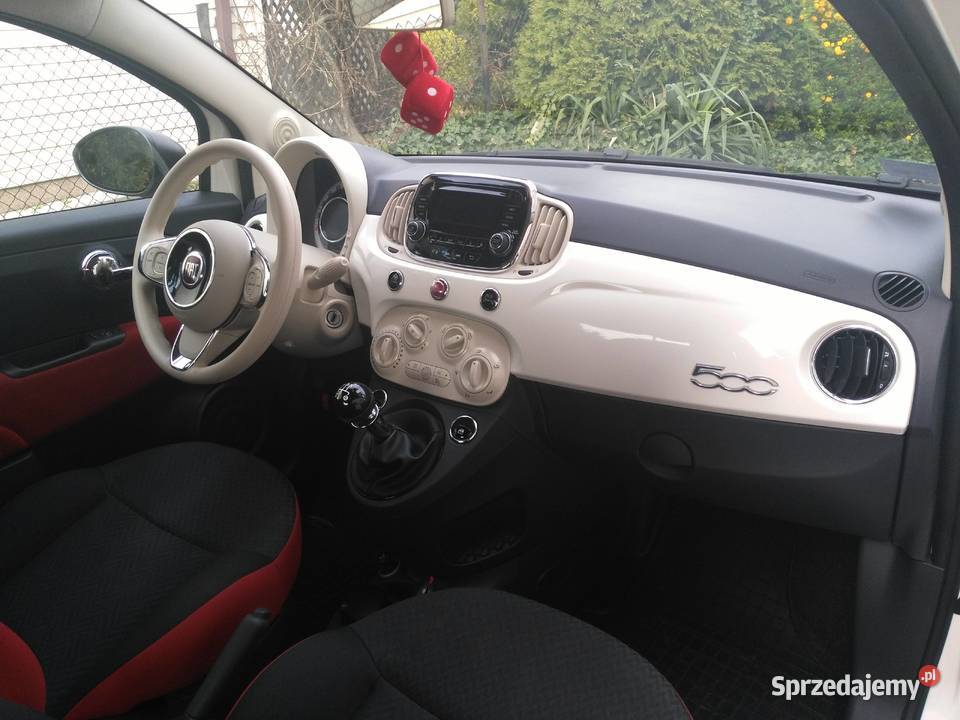 Fiat 500 12 benzyna SALON POLSKA autoalarm Kozłów Biskupi sprzedam
