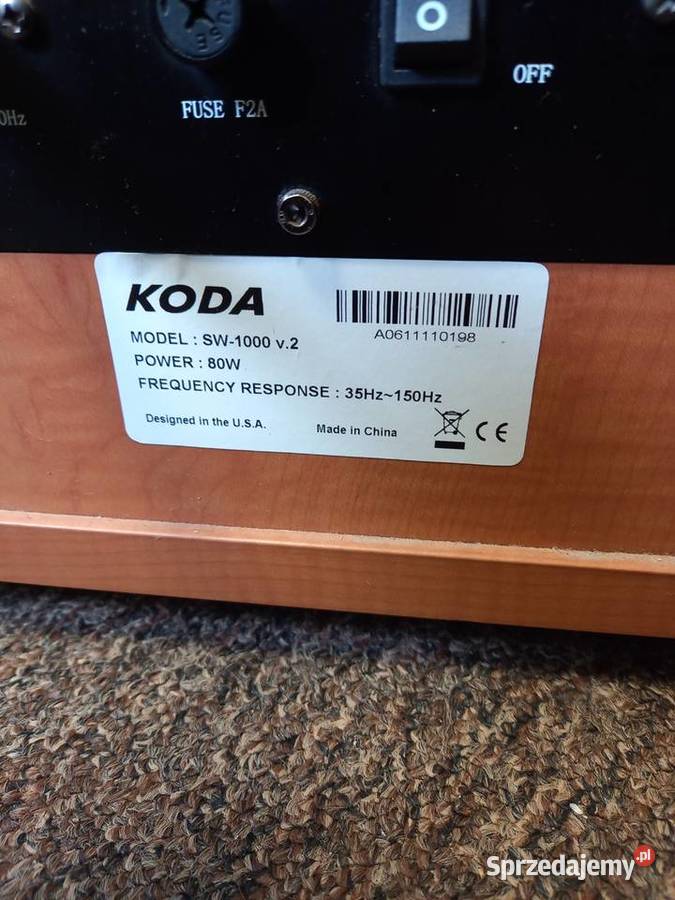 Kolumny Prism subwoofer Koda Bielsko-Biała sprzedam