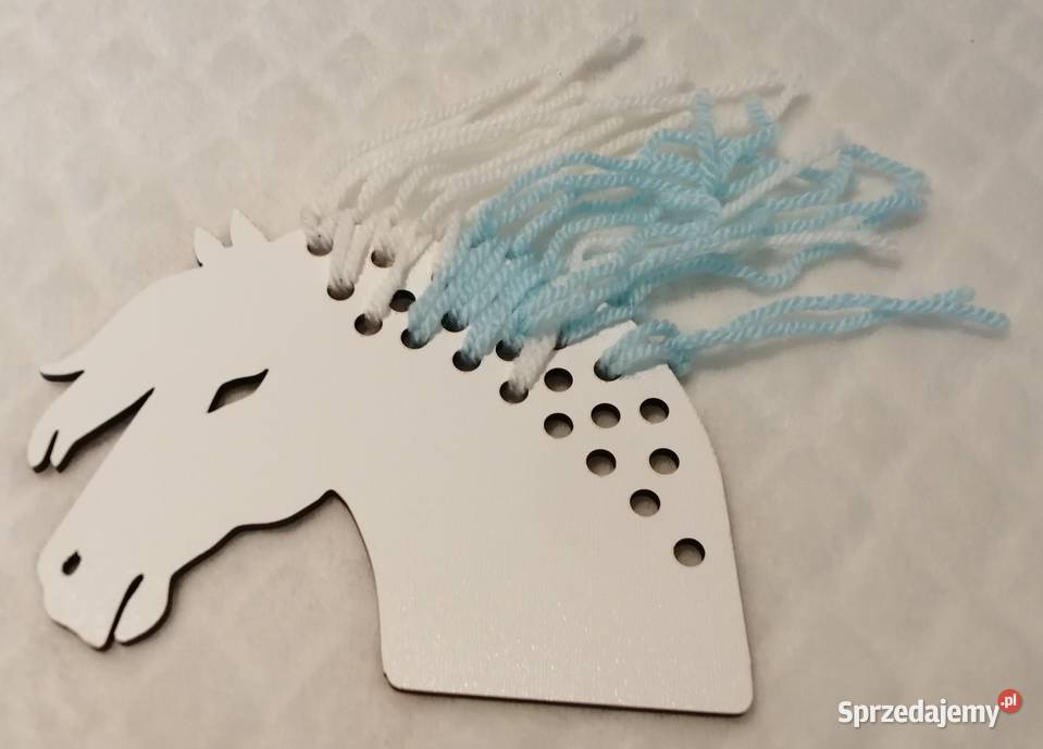 Edukacyjna drewniana przeplatanka koń głowa Czeladź