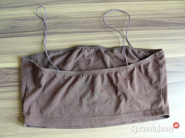 Top brazowy S 10 zl Rozmiar 36(S) Topy i koszulki