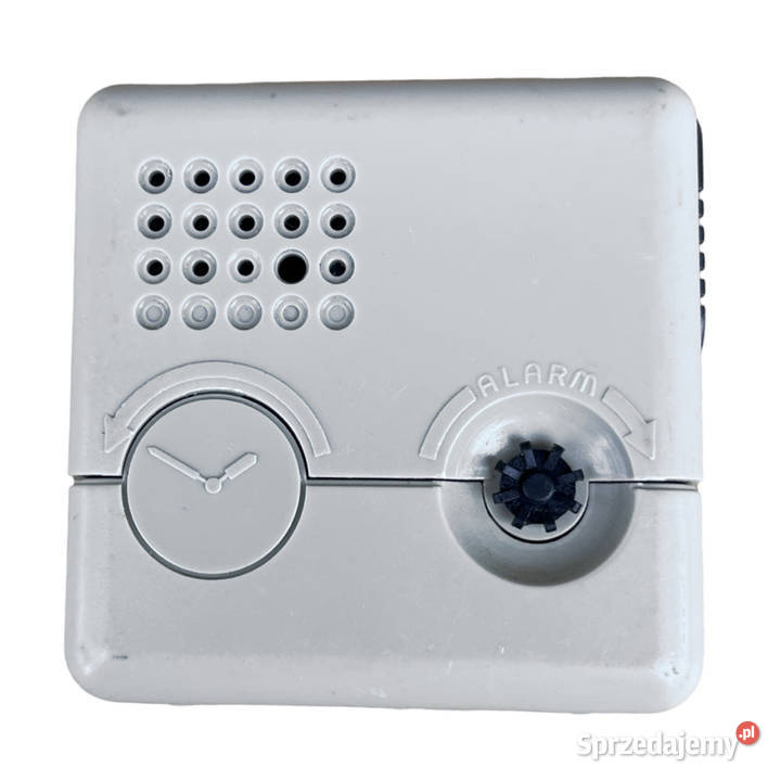 Mały szary budzik elektryczny Elite Niemcy lata mazowieckie