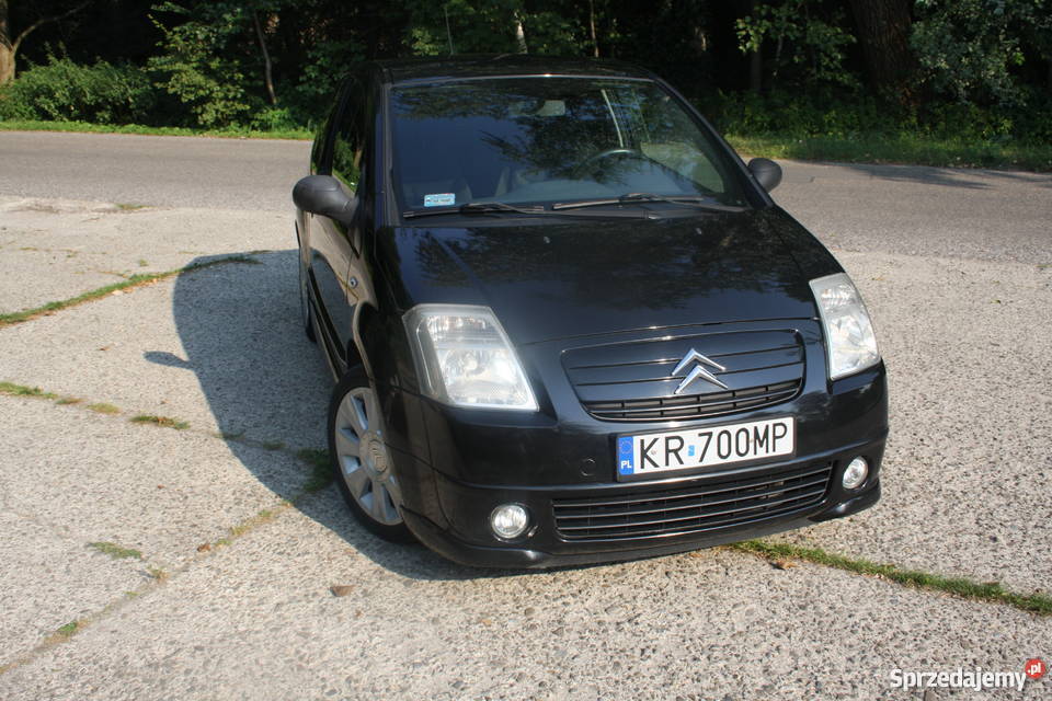 Citroen C2 VTS 16 16V 125 Piękny Czarny Kraków Kraków