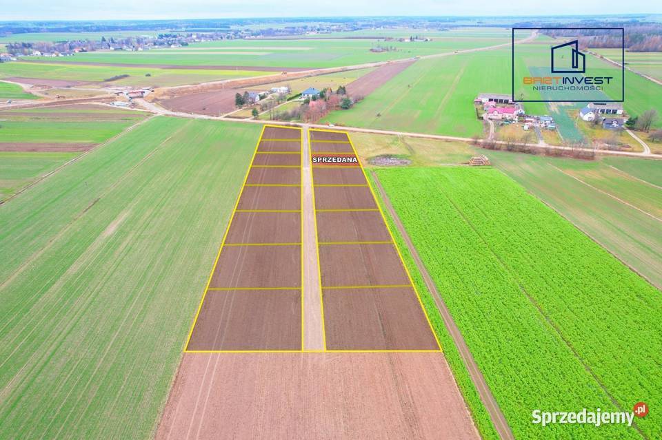 Spokojna okolica swietna Działki w Lipie budowlana Sprzedaż